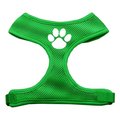 Unconditional Love Paw Design Soft Mesh Harnesses Emerald Green Medium UN849411
